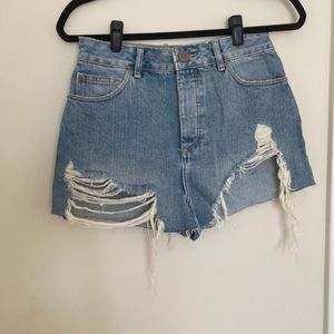 asos denim shorts